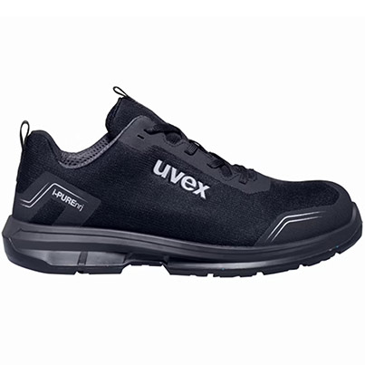 uvex 1 Sport Black Wide-Fit S1PS Safety Shoes