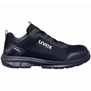 uvex 1 Sport Black Wide-Fit S1PS Safety Shoes