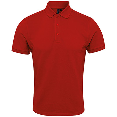 Premier Coolchecker Plus PR630 Red Polo Shirt