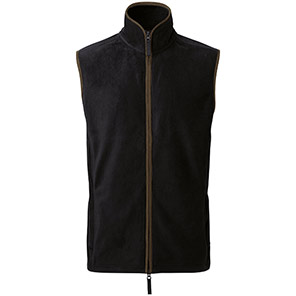 Premier Artisan PR803 Men’s Black/Brown Fleece Body Warmer 3XL