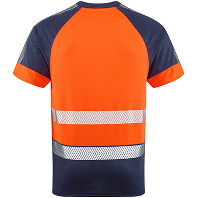Leo EcoViz Forda Unisex Orange Hi-Vis T-Shirt