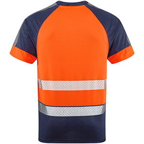 Leo EcoViz Forda Unisex Orange Hi-Vis T-Shirt