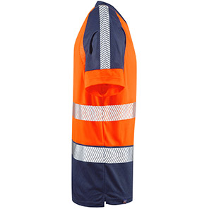 Leo EcoViz Forda Unisex Orange Hi-Vis T-Shirt