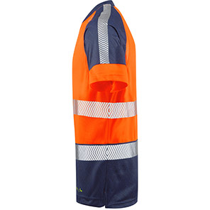 Leo EcoViz Forda Unisex Orange Hi-Vis T-Shirt