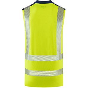 Leo Bradwell Yellow Hi-Vis Sleeveless T-Shirt