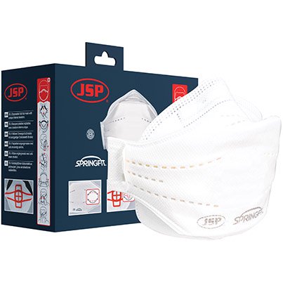 JSP Springfit 421ML FFP2 Face Mask (Box of 10)