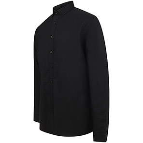 Henbury HB512 Black Oxford Shirt