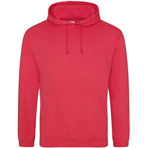AWDis JustHoods JH001 Lipstick Pink College Hoodie 3XL