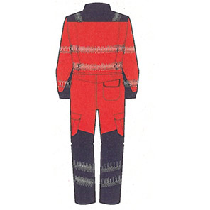 Alsico Alsiflex HVC1 Men’s Orange/Blue Hi-Vis Overalls
