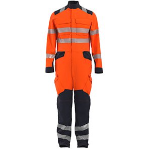 Alsico Alsiflex HVC1 Men’s Orange/Blue Hi-Vis Overalls 4XL Tall