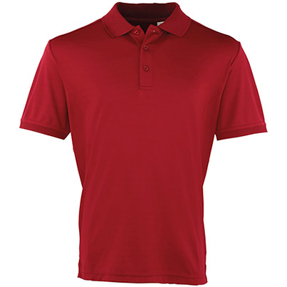 Premier Coolchecker Plus PR615 Men’s Burgundy Polo Shirt