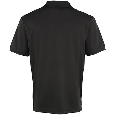 Premier Coolchecker Plus PR615 Men’s Black Polo Shirt