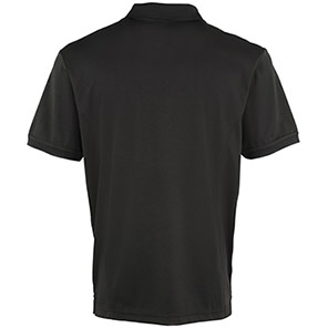 Premier Coolchecker Plus PR615 Men’s Black Polo Shirt