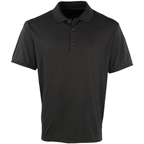 Premier Coolchecker Plus PR615 Men’s Black Polo Shirt 4XL