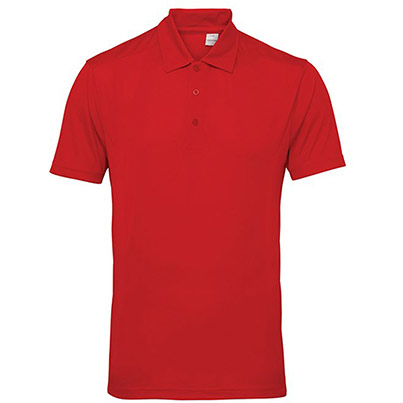 TriDri TR012 Men’s Red Short-Sleeve Polo Shirt