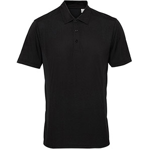 TriDri TR012 Men’s Black Panelled Polo Shirt 5XL