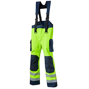 ProGARM WT252M Men’s Yellow/Navy Hi-Vis Arc-Flash Waterproof Trousers