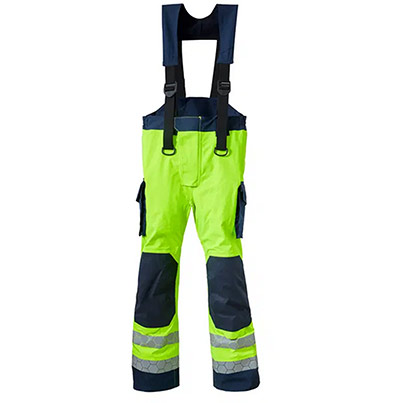 ProGARM WT252M Men’s Yellow/Navy Hi-Vis Arc-Flash Waterproof Trousers