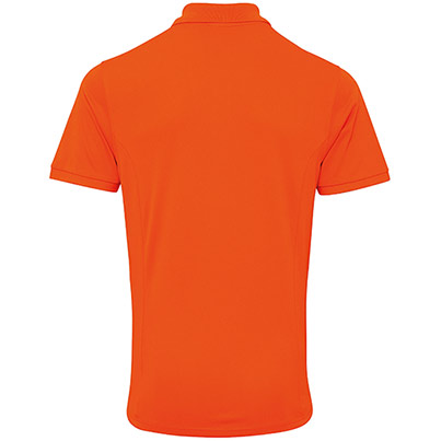 Premier Coolchecker Plus PR630 Orange Polo Shirt