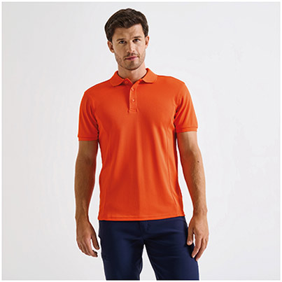Premier Coolchecker Plus PR630 Orange Polo Shirt