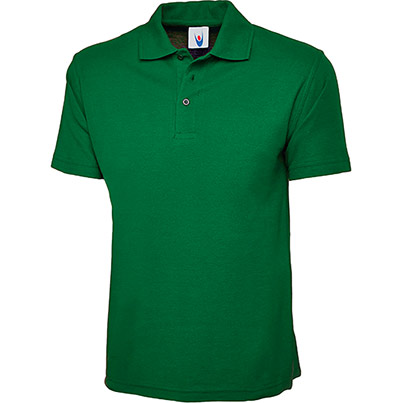 Uneek Classic Men's Kelly Green Polo Shirt