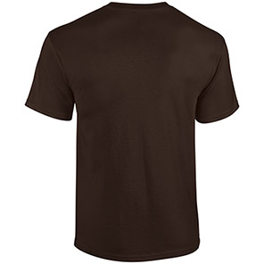 Gildan GD005 Heavy Cotton Men’s Dark Chocolate T-Shirt