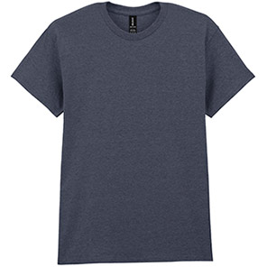 Gildan GD005 Heavy Cotton Men’s Dark Heather T-Shirt 2XL