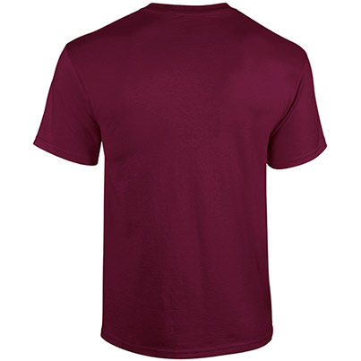Gildan GD005 Heavy Cotton Men’s Maroon T-Shirt