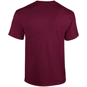 Gildan GD005 Heavy Cotton Men’s Maroon T-Shirt