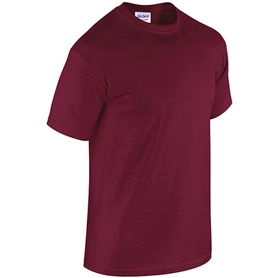 Gildan HeavyCotton GD005 Men’s Maroon T-Shirt