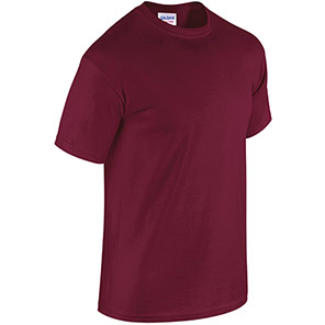 Gildan HeavyCotton GD005 Men’s Maroon T-Shirt