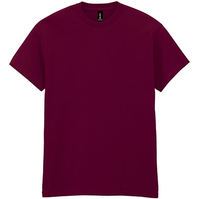 Gildan GD005 Heavy Cotton Men’s Maroon T-Shirt