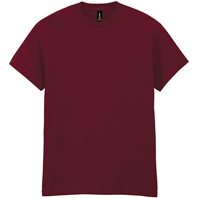 Gildan HeavyCotton GD005 Men’s Maroon T-Shirt