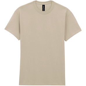 Gildan GD005 Heavy Cotton Men’s Sand T-Shirt 2XL