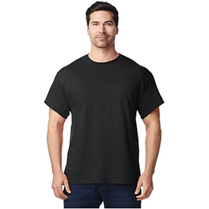 Gildan GD005 Heavy Cotton Men’s Black T-Shirt