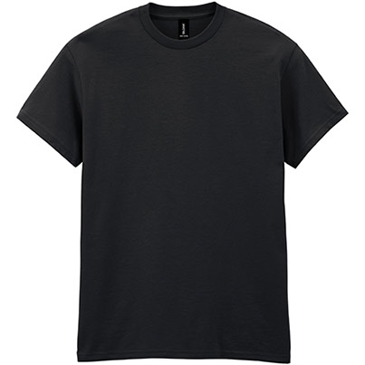 Gildan GD005 Heavy Cotton Men’s Black T-Shirt