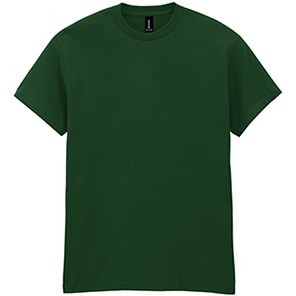 Gildan GD005 Heavy Cotton Men’s Forest Green T-Shirt XL