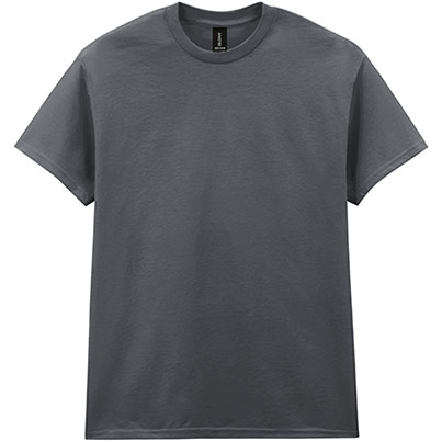 Gildan GD005 Heavy Cotton Men’s Charcoal T-Shirt