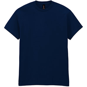 Gildan GD005 Heavy Cotton Men’s Navy T-Shirt L