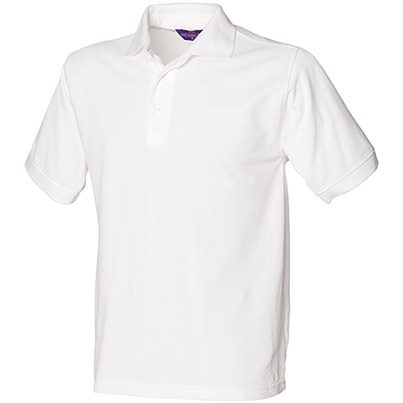 Henbury HB400 Men’s White Polo Shirt