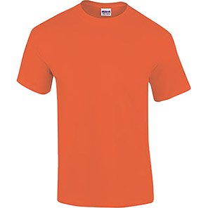 Gildan Ultra Cotton GD002 Safety Orange T-Shirt 5XL