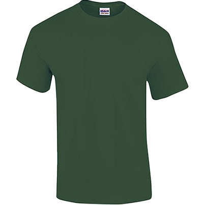 Gildan Softstyle GD001 Forest Green Cotton T-Shirt