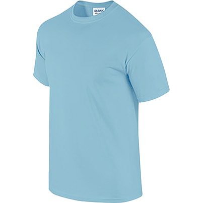 Gildan Softstyle GD001 Sky Blue Cotton T-Shirt