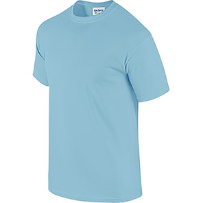 Gildan Softstyle GD001 Sky Blue Cotton T-Shirt