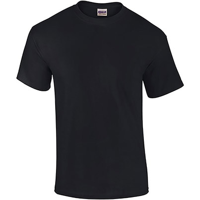Gildan Softstyle GD001 Black Cotton T-Shirt