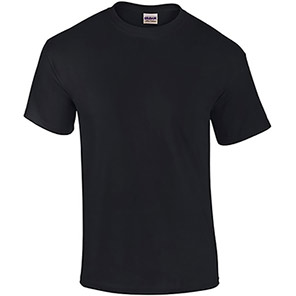 Gildan Ultra Cotton GD002 Black T-Shirt 4XL