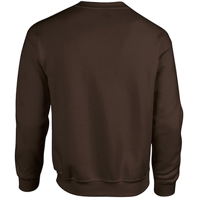 Gildan GD056 Heavy Blend Men’s Dark Chocolate Crew-Neck Sweatshirt