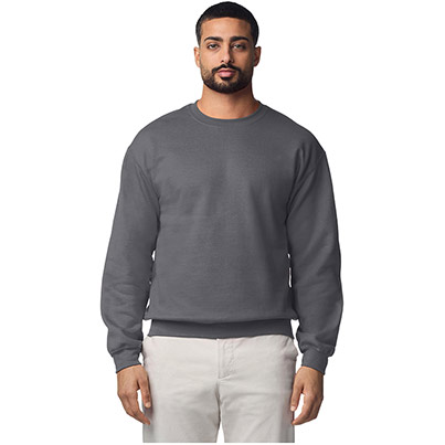 Gildan GD056 Heavy Blend Men’s Charcoal Crew-Neck Sweatshirt