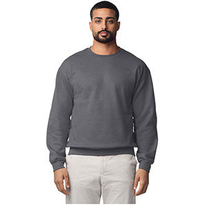 Gildan GD056 Heavy Blend Men’s Charcoal Crew-Neck Sweatshirt