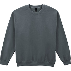 Gildan GD056 Heavy Blend Men’s Charcoal Crew-Neck Sweatshirt 2XL